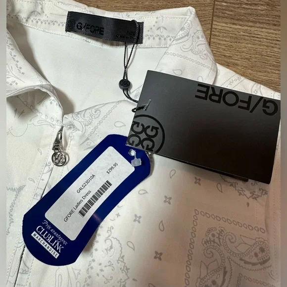 G/FORE Bandana Maverick Sleeveless Dress White Size 6 NWT - Picture 2 of 13